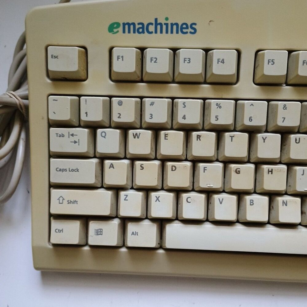 eMachines PS/2 Keyboard eKB-5001 Untested - Picture 2 of 6